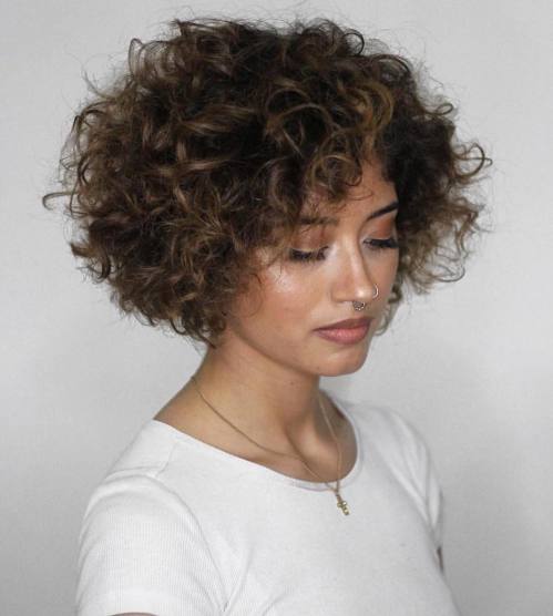 Short Bob For Naturally Curly Hair