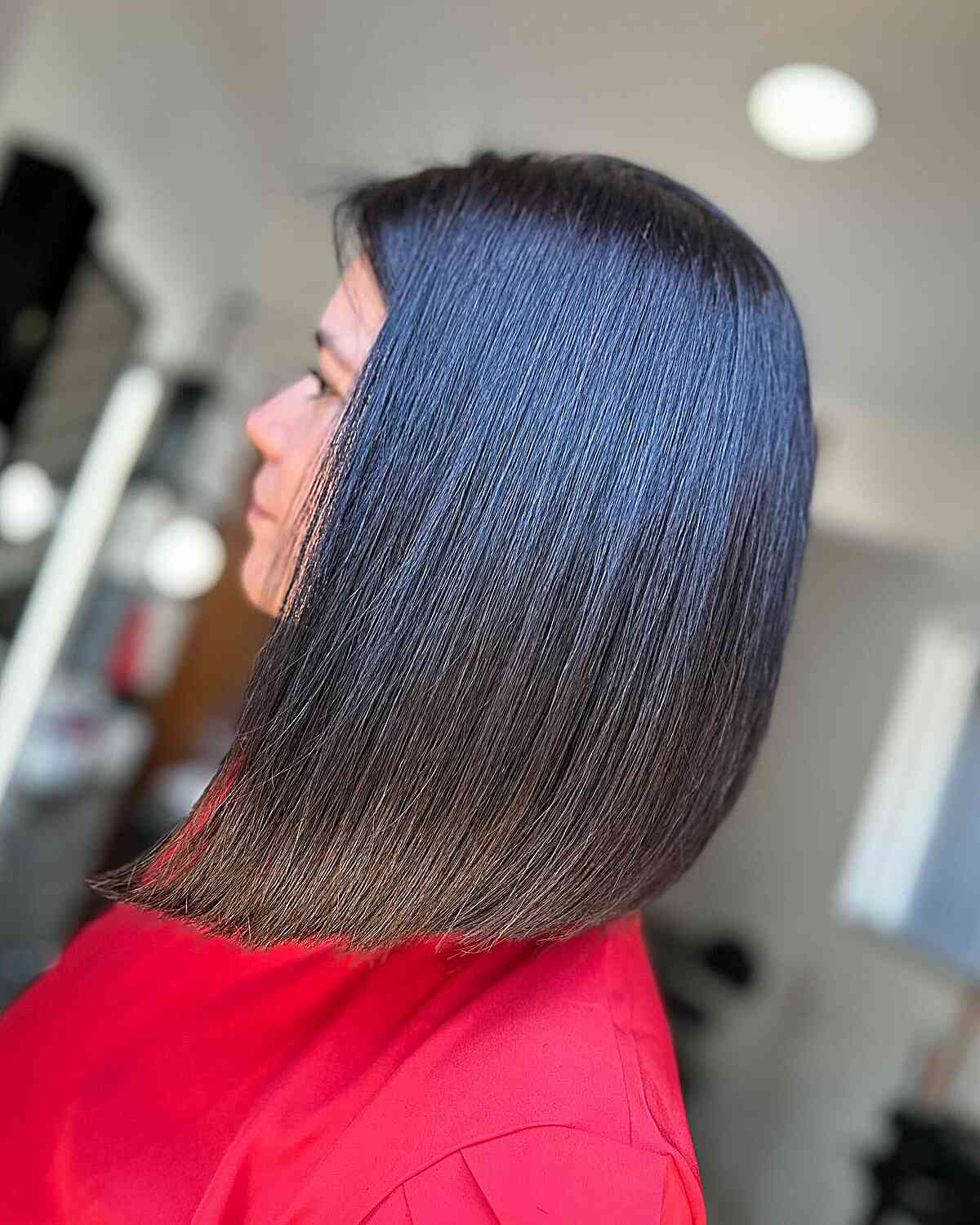 Effortless Graduated Long A-Line Bob