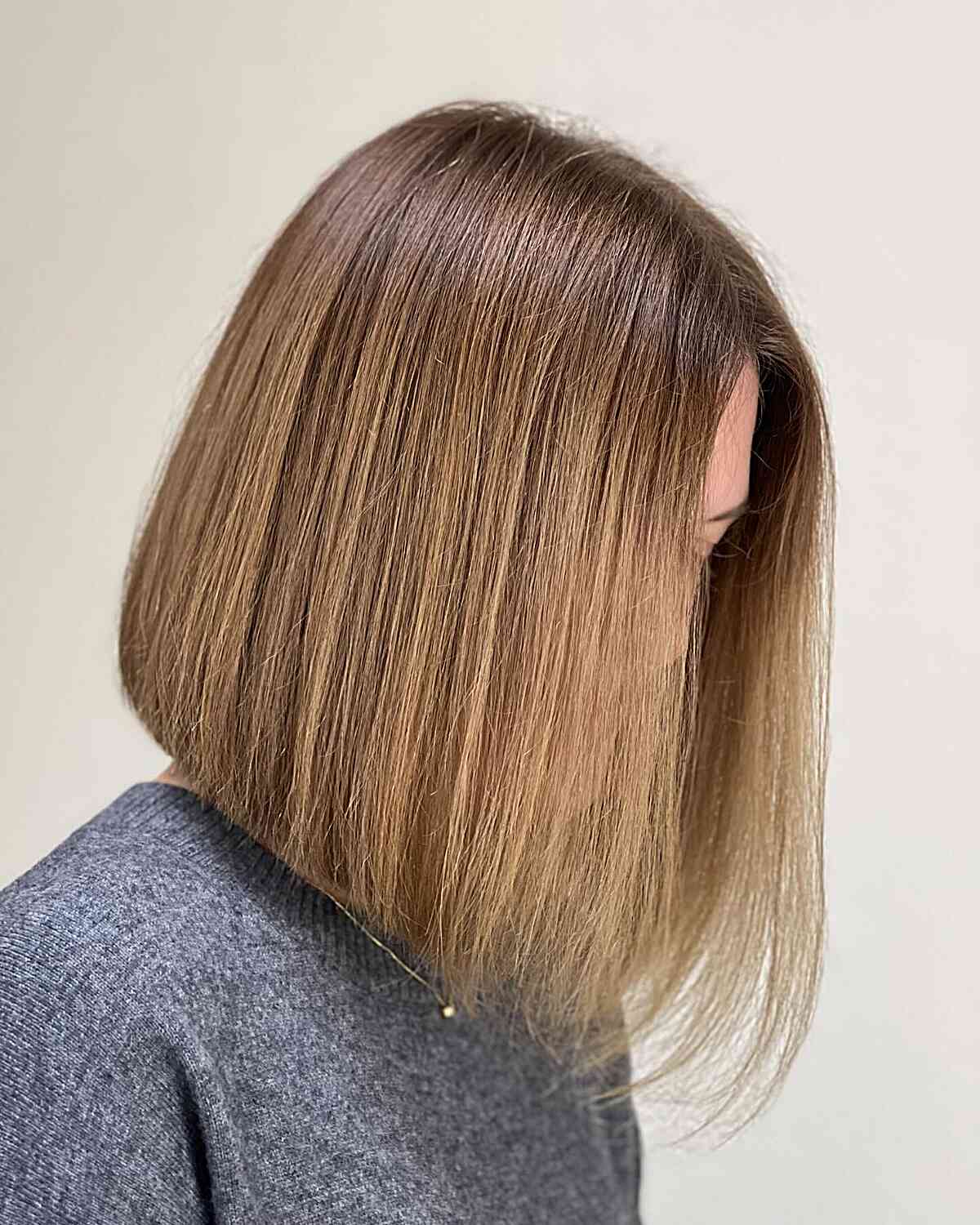 A-Line Bronde Long Bob