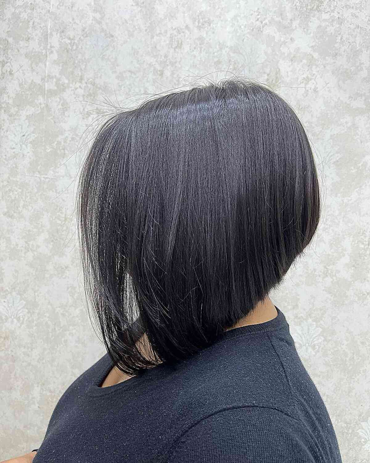 Longer Wedge A-Line Bob Cut