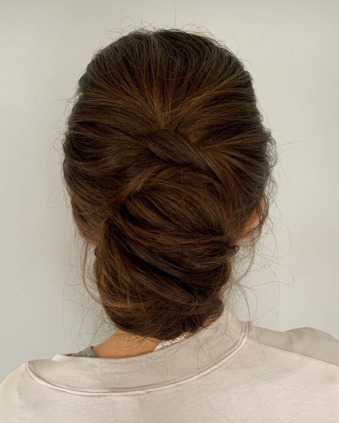 Elegant Low Chignon Hairstyle