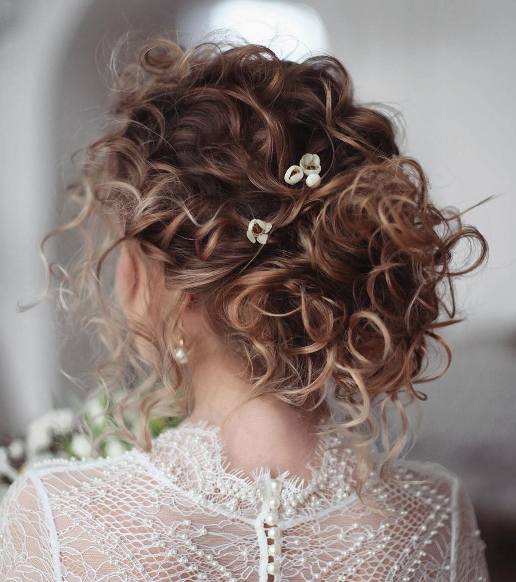 Beautiful Curly Updo