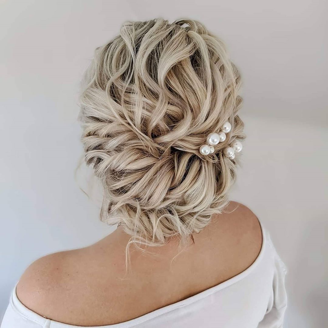 Loose Braided Updo for Thick Hair