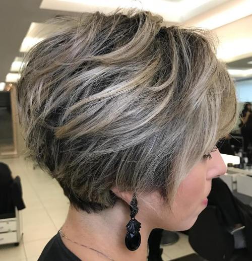 Long Blonde Balayage Pixie For Brunettes