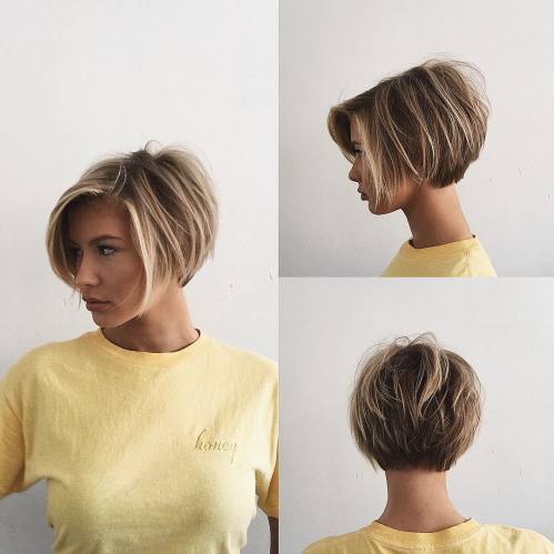 Shaggy Layered Pixie Bob