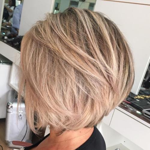 Messy Ash Blonde Bob