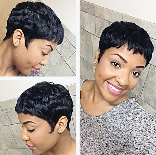 short black hairstyle for women