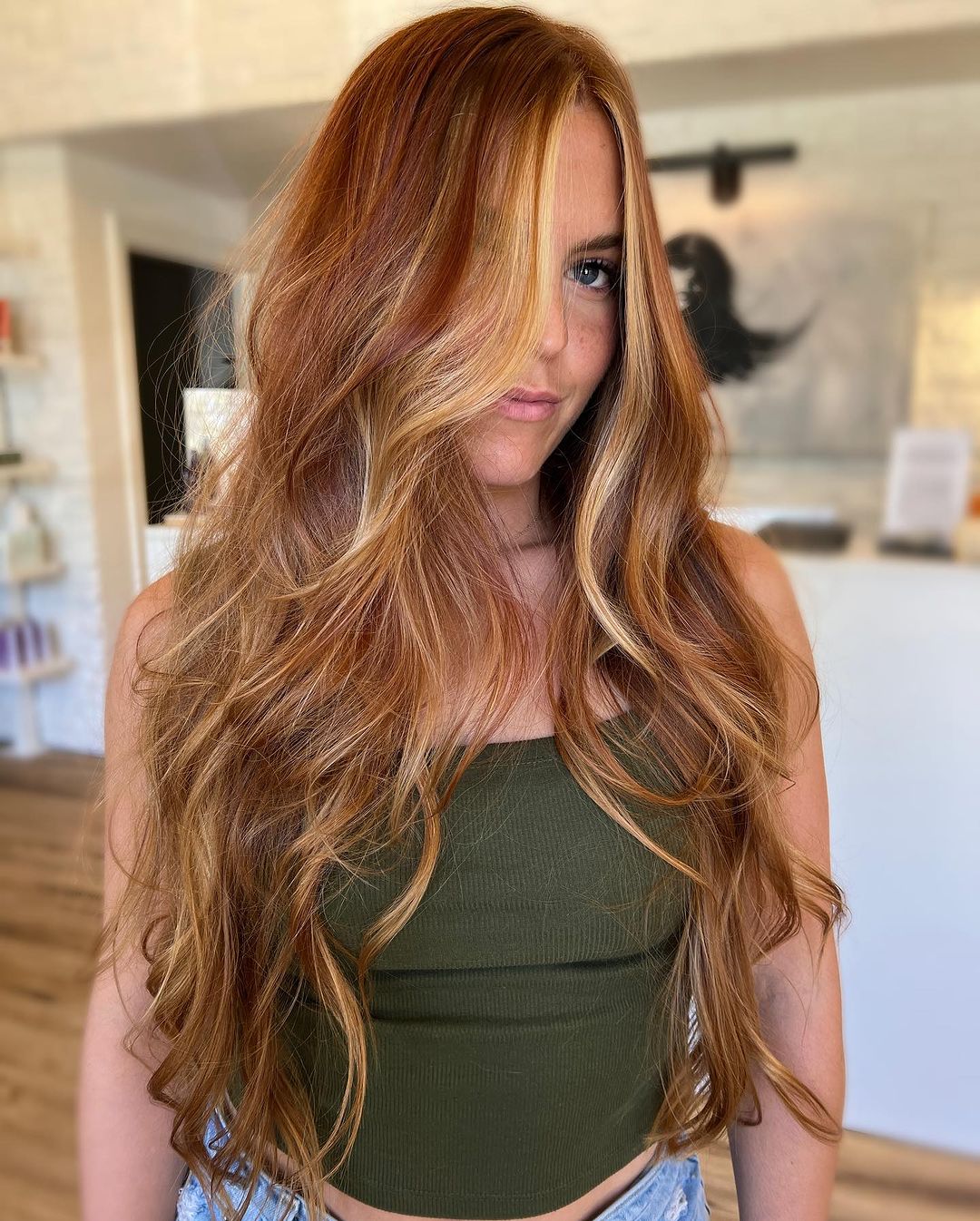 Natural Copper Auburn Balayage