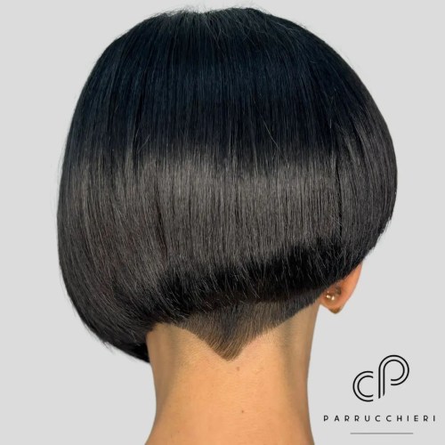 Shiny Jet Black Bob