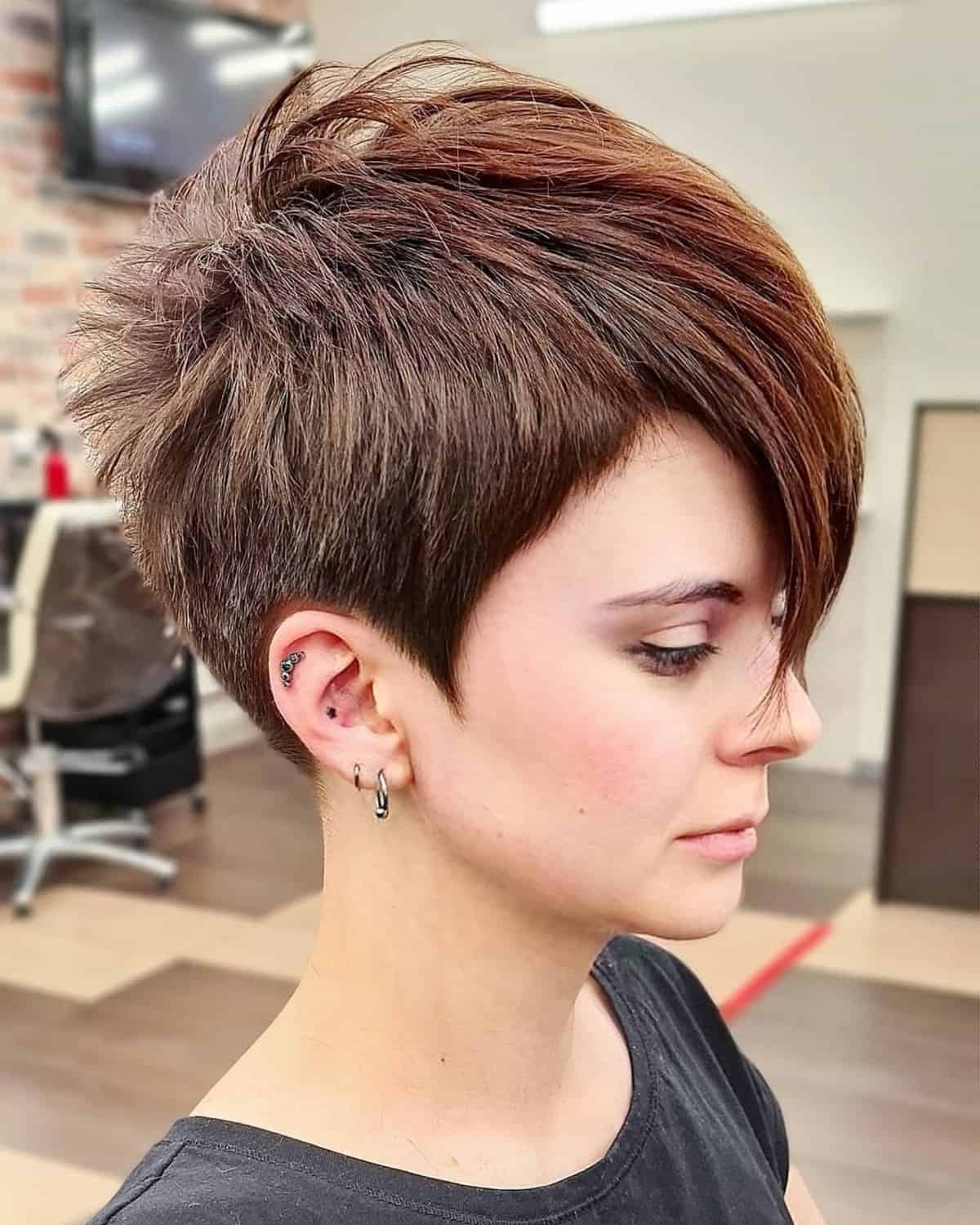 Choppy Pixie for Thick Hair