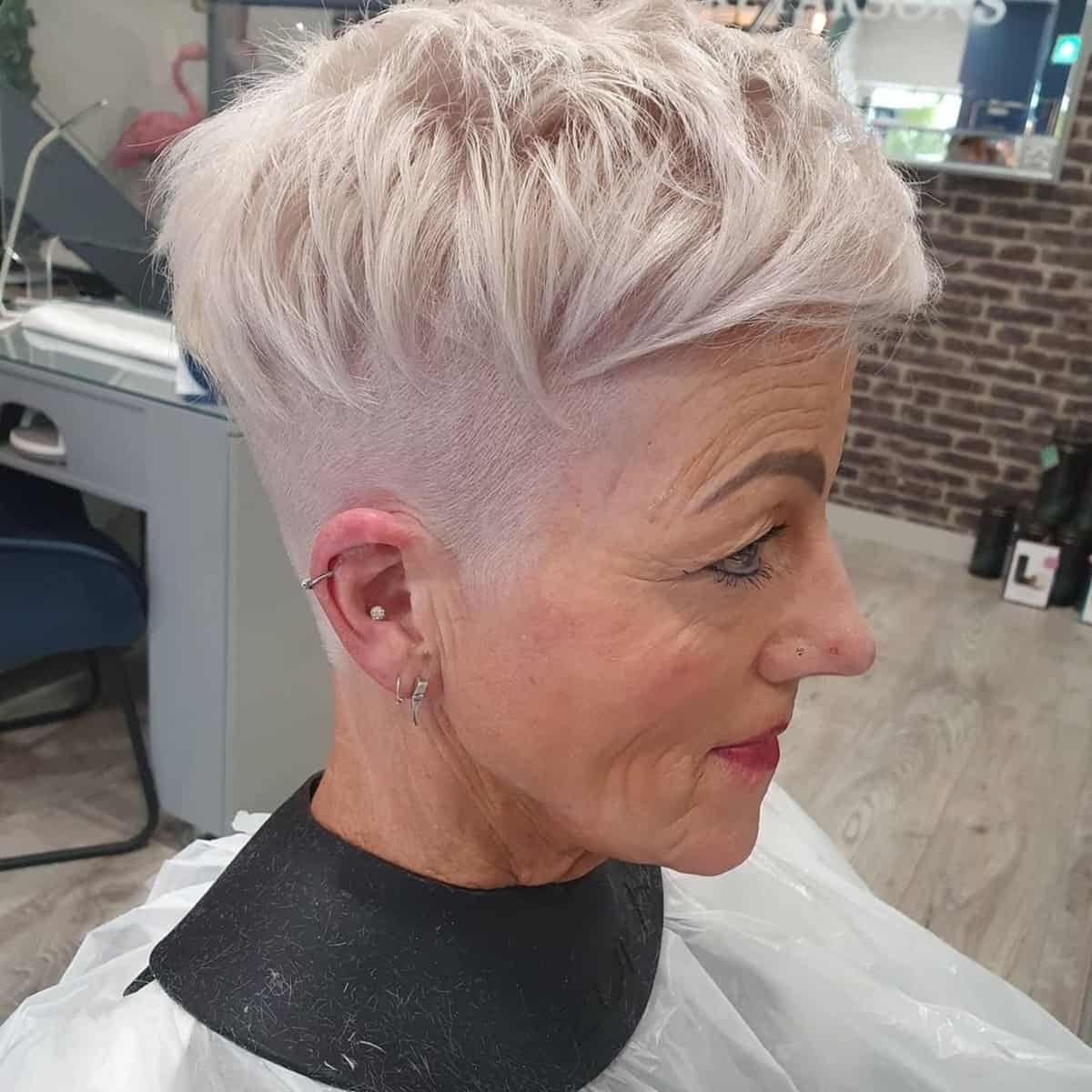 Short Pixie for Edgy Women Over 70