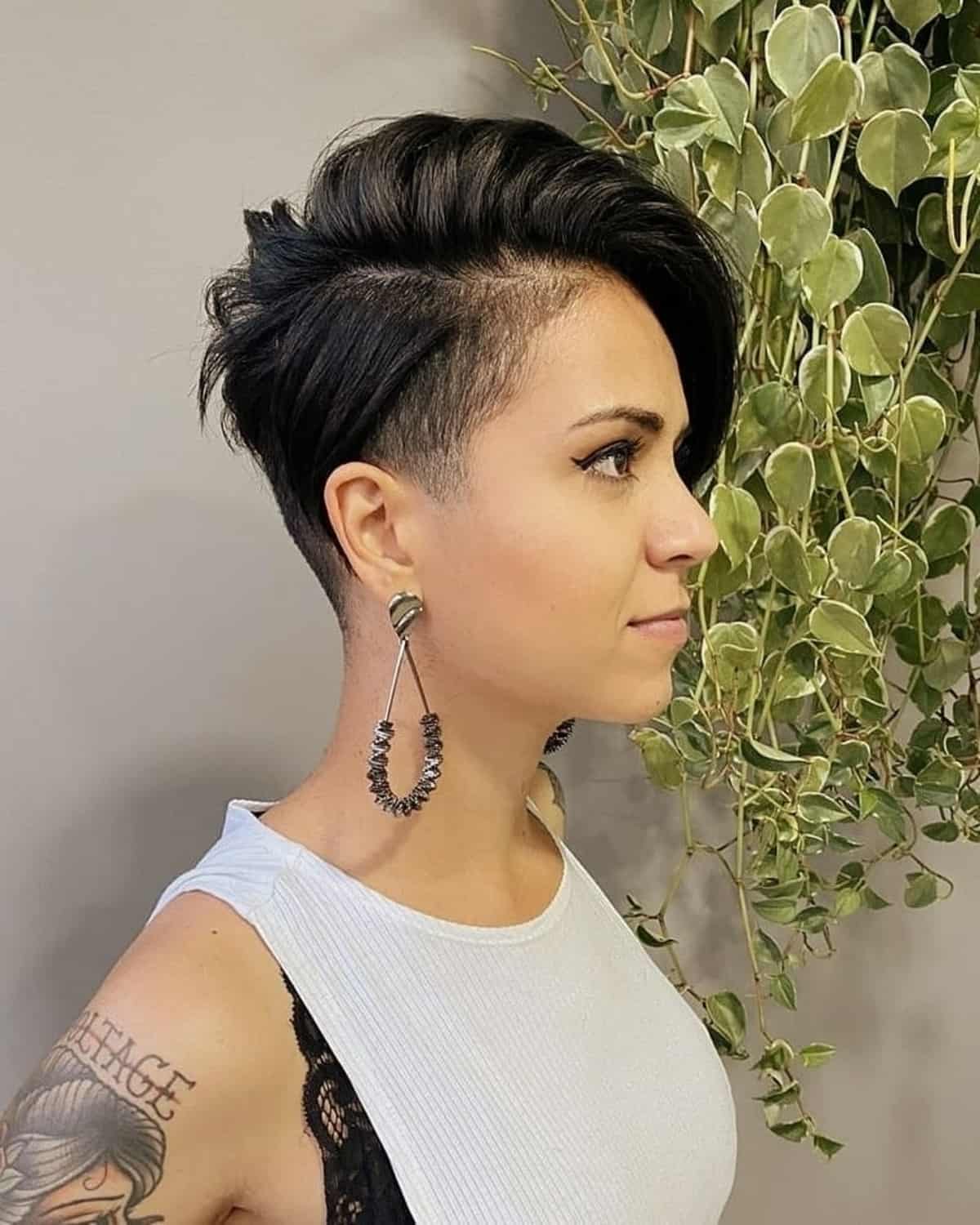 Edgy Pixie Cut with an Undercut