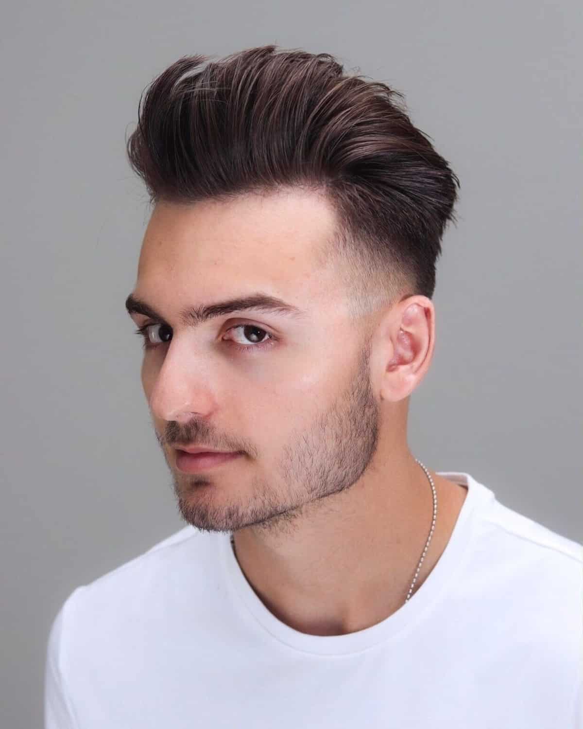 Scissor fade for men