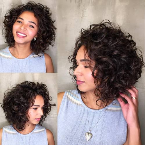 Wedge Curly Bob