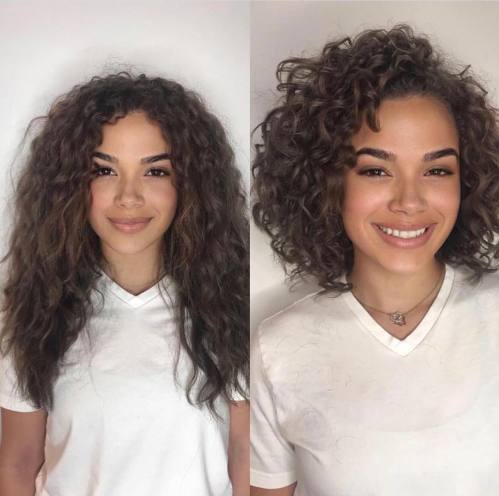 Medium Curly Bob Hairstyle