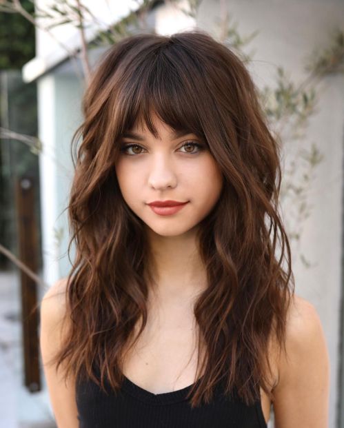 Charming Layered Wavy Hair