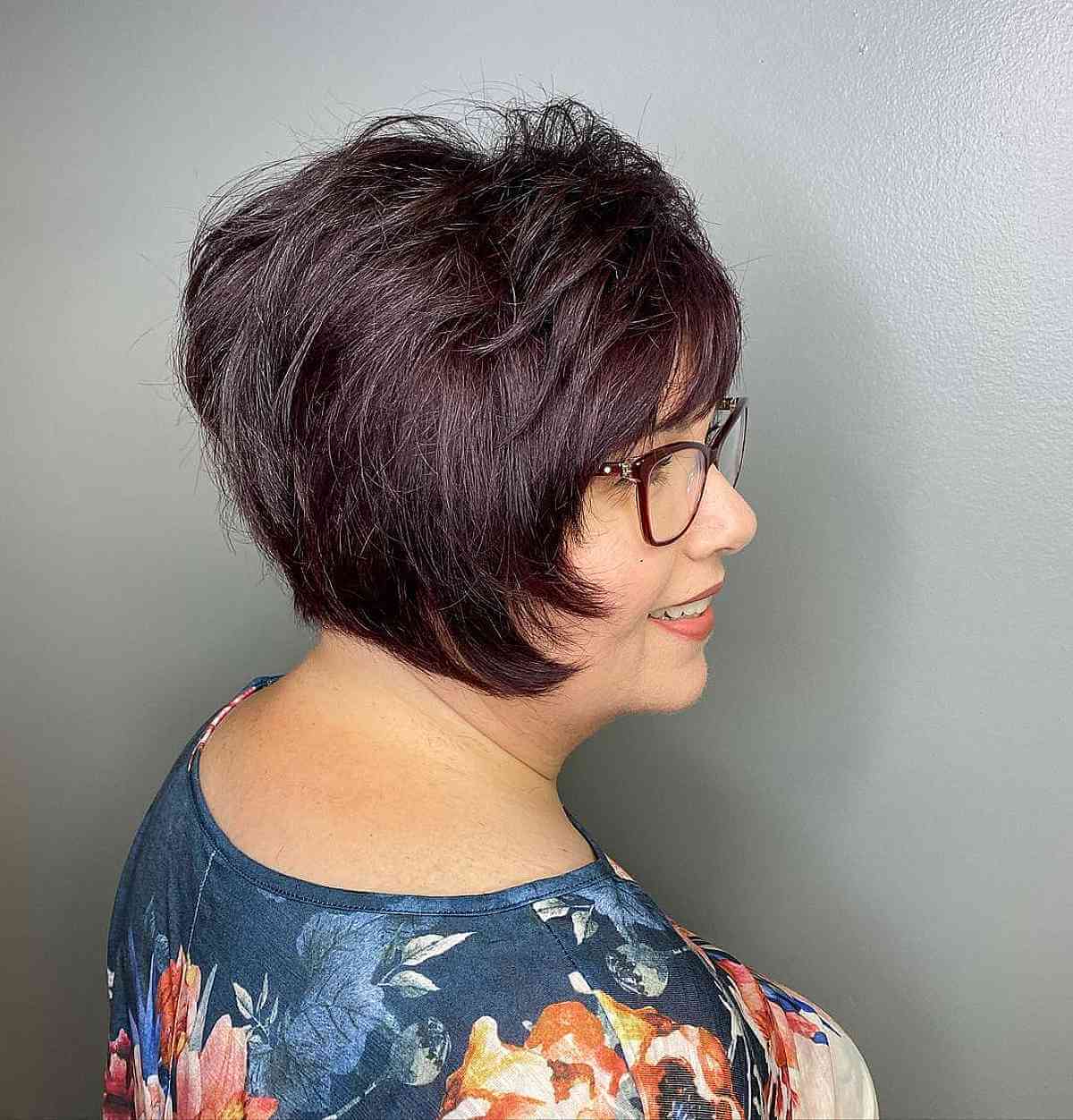 Short Stacked Shattered Bob